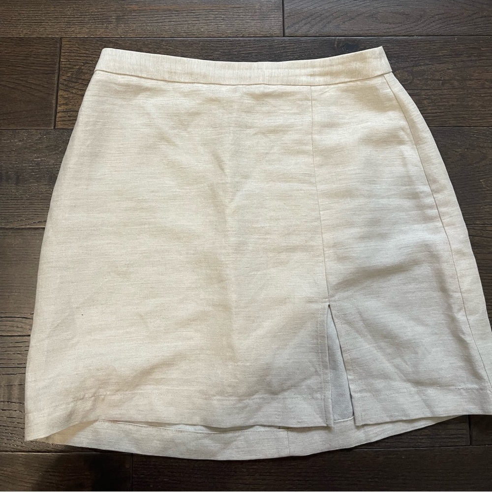 Wilfred linen mini skirt